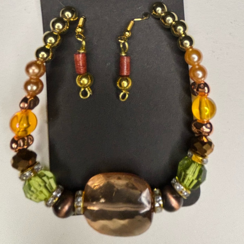 🍁Fall Bracelet and earrings set🍁